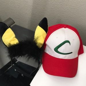 Ash Pokémon Hat and Pikachu light up ears